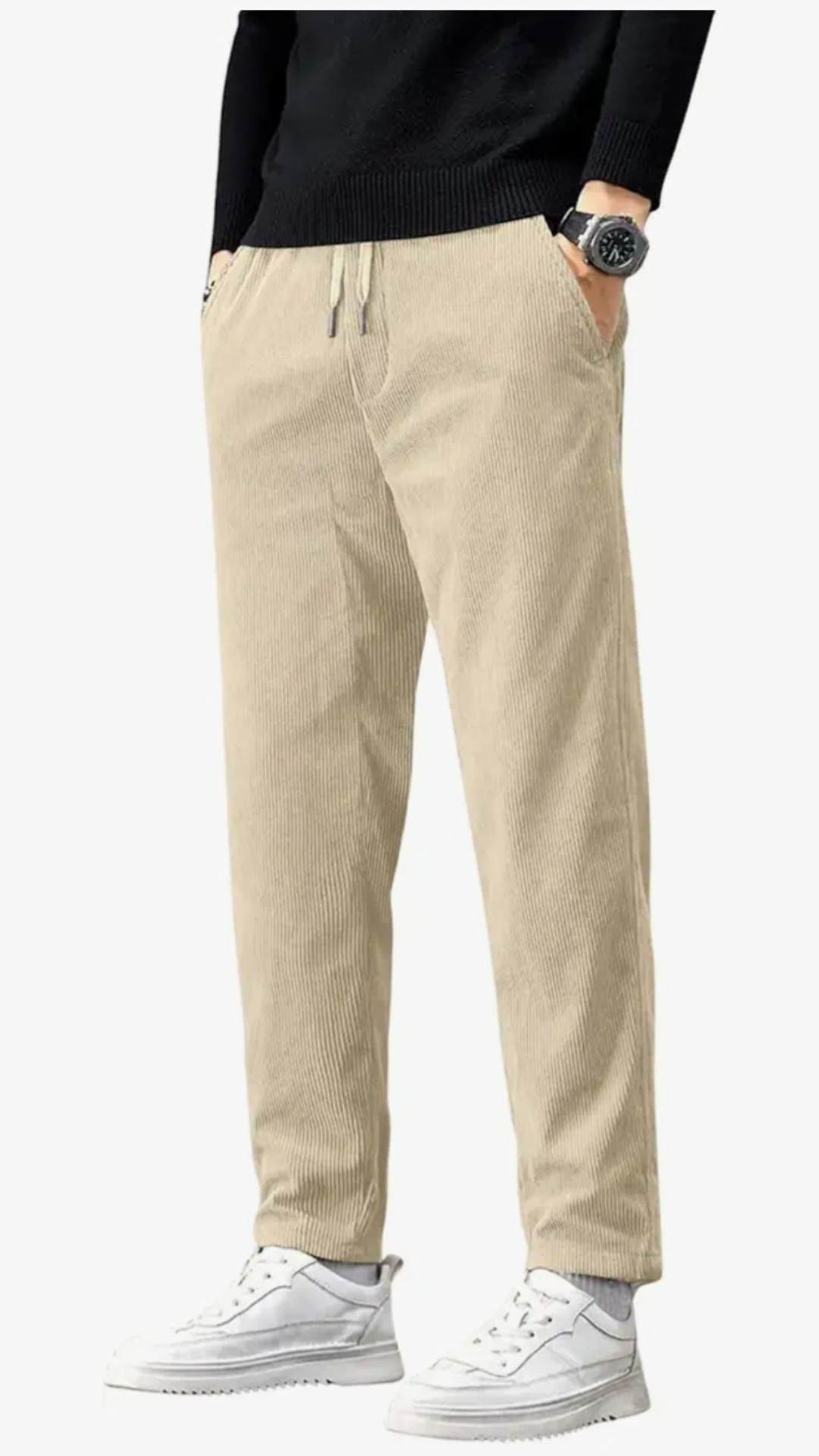 Dpiter Men's Casual Corduroy Trousers: Comfortable, Stylish, and Versatile Pants for Everyday Wear